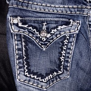 Miss Me Boot Cut Denim Jeans. Size 25